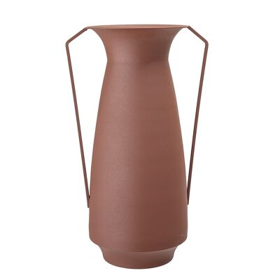 Rikkegro Vase, Braun, Metall - (D18xH40xB25 cm)