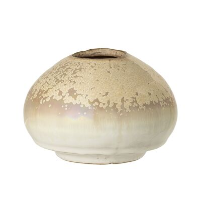 Gothardt Vase, Nature, Stoneware - (D21,5xH13 cm)