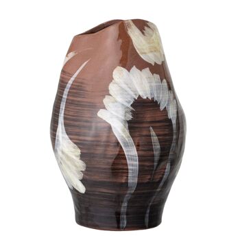 Vase Obsa, Marron, Grès - (D20xH30 cm) 3