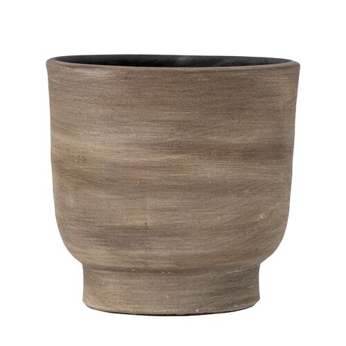 Venca Deco Flowerpot, Brown, Terracotta - (D16xH16 cm)