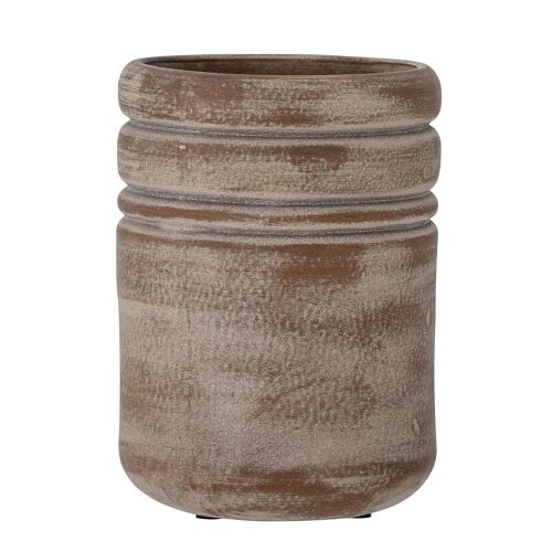 Vilken Vase, Brown, Ceramic - (D14xH20 cm)