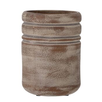 Vilken Vase, Marron, Céramique - (D14xH20 cm) 1