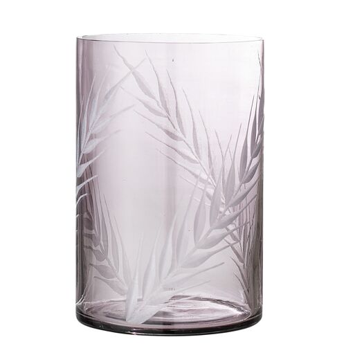 Gabina Vase, Purple, Glass - (D12,5xH19 cm)