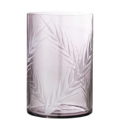 Gabina Vase, Violett, Glas - (D12,5xH19 cm)