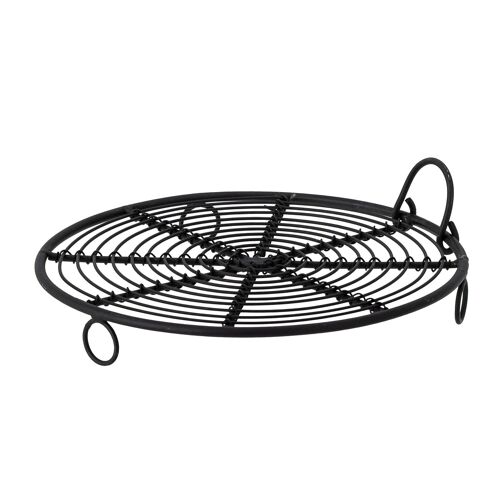 Sammy Trivet, Black, Metal - (D16xH2 cm)