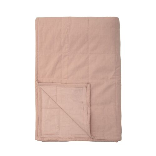 Frey Bedspread, Rose, Cotton - (L220xW150 cm)