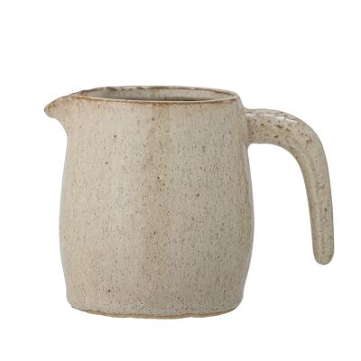 Enea Jug, Nature, Stoneware - (L13xH10,5xW9,5 cm)