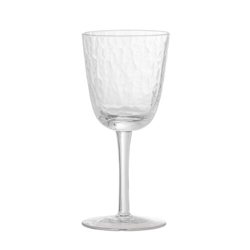 Asali Wine Glass, Clear, Glass - (D8xH17 cm, Set of 4)