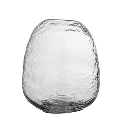 Tajs Vase, Clear, Glass - (L22,5xH25,5xW20,5 cm)