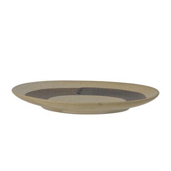 Assiette Solange, Nature, Grès - (D27,5 cm) 3