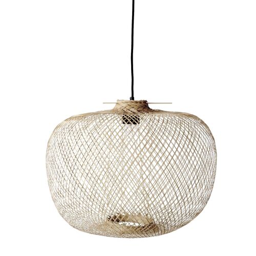 Rodi Pendant Lamp, Nature, Bamboo - (D42xH30 cm)