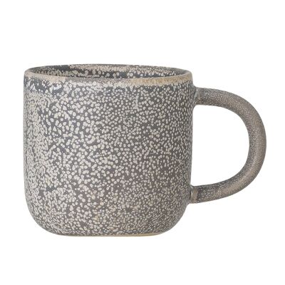 Tasse Kendra, Gris, Grès - (D7,5xH7 cm)