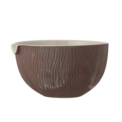 Toula Bowl, Brown, Stoneware - (L21xH12xW19,5 cm)