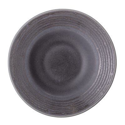 Assiette à Pâtes Raben, Gris, Grès - (D29,5xH6 cm)