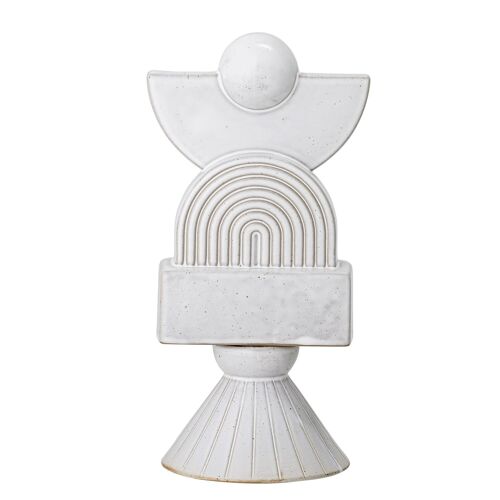 Beatrice Deco, White, Stoneware - (L14xH27xW13 cm)