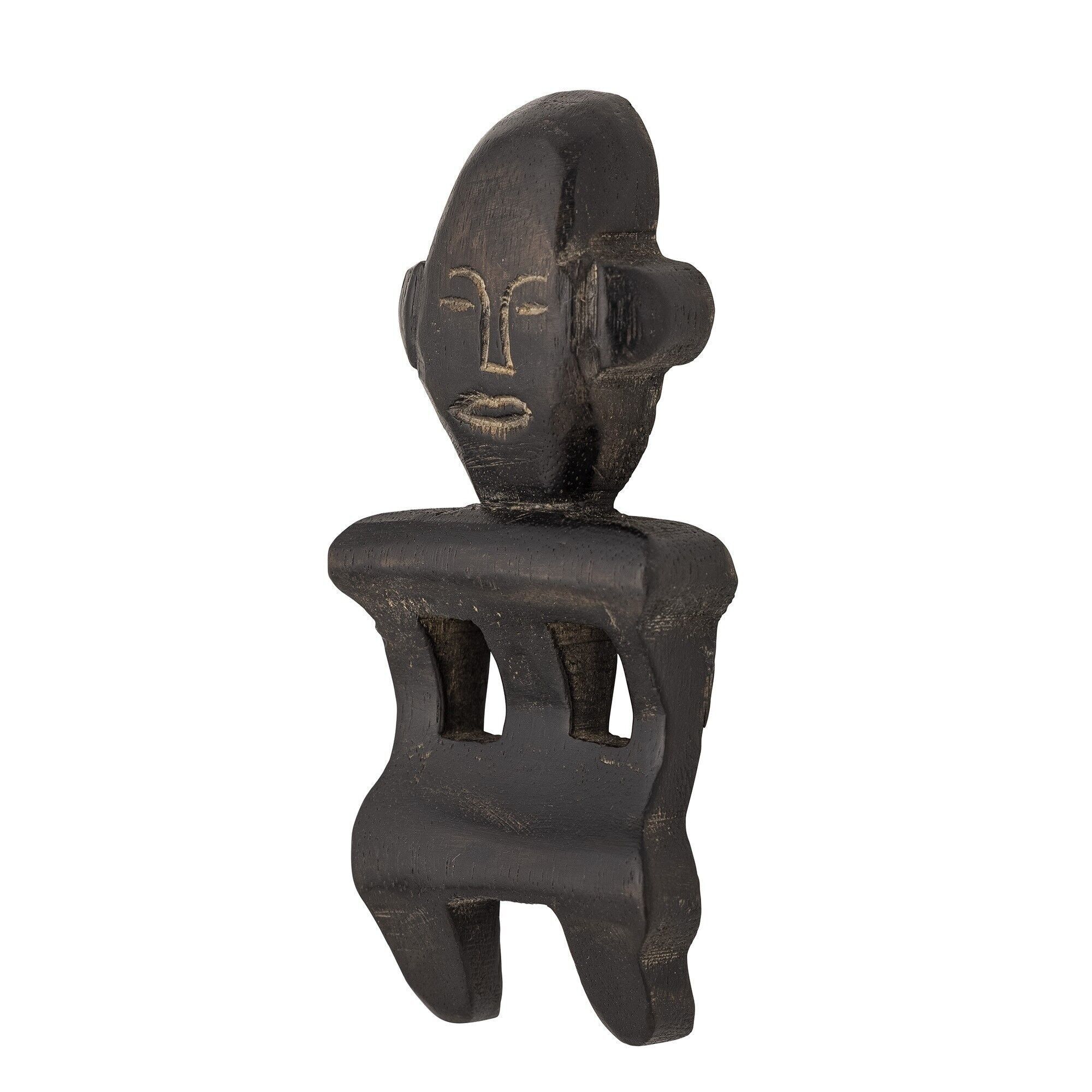 Harlee Deco, Nero, Mango - (L14xH2xW6 cm)