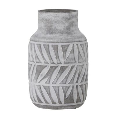 Vaso Saku, Grigio, Ceramica - (D17xH27,5 cm)