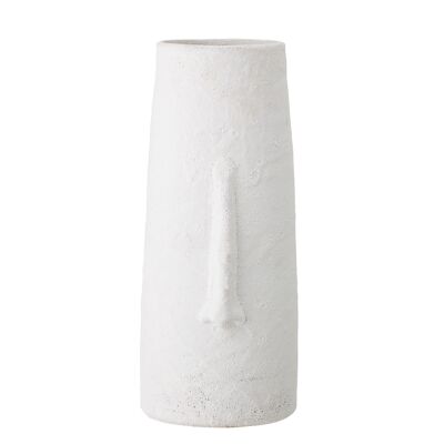 Berican Deco Vase, Weiß, Terrakotta - (D17,5xH40 cm)