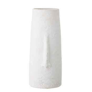 Vase Déco Berican, Blanc, Terre Cuite - (D17,5xH40 cm) 1