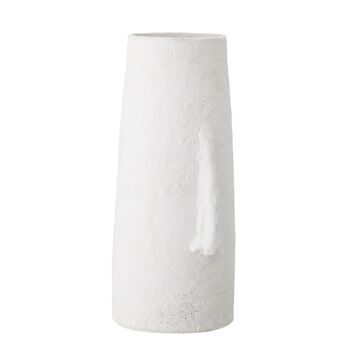 Vase Déco Berican, Blanc, Terre Cuite - (D17,5xH40 cm) 2