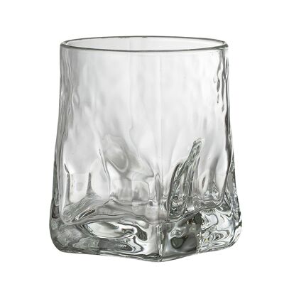 Verre à boire Zera, transparent, verre - (D8xH10 cm)