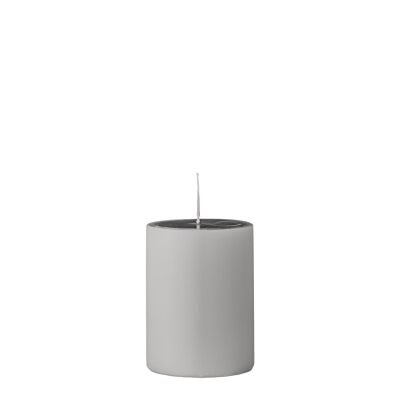 Candela Anja, Grigio, Parafin 2. - (D7xH10 cm)