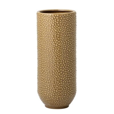Dario Vase, Yellow, Stoneware - (D20xH50 cm)