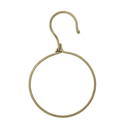 Zigga Hanger, Brass, Brass - (L12,5xH20,5 cm)
