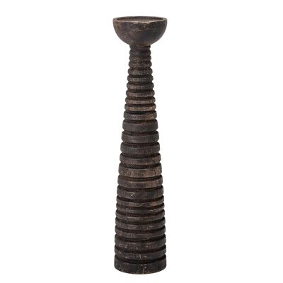 Thore Pedestal, Brown, Mango - (D12,5xH61 cm)