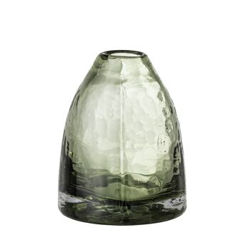 Vase Ini, Vert, Verre - (L12,5xH13xW10 cm) 2