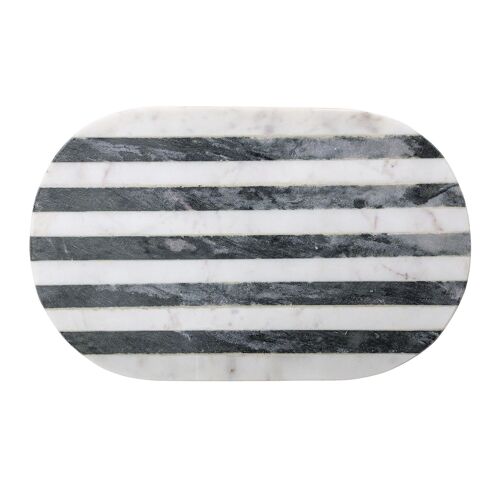 Rosario Cutting Board, White, Marble - (L37xW23 cm)