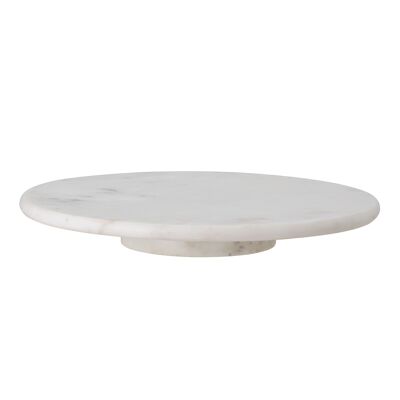 Ellin Plattenspieler, Weiß, Marmor - (D35,5xH4 cm)