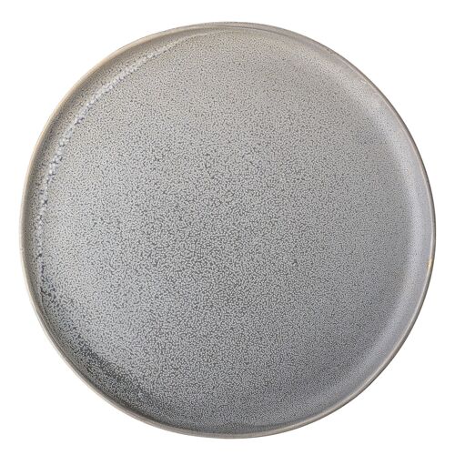 Kendra Plate, Grey, Stoneware - (D27,5 cm)