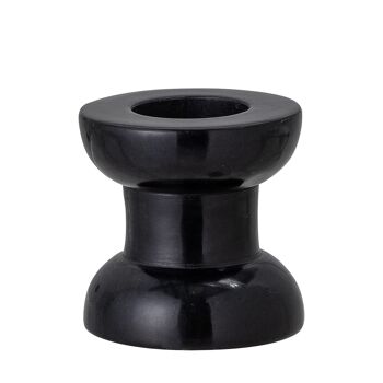 Bailee Votive, Noir, Stéatite - (D7,5xH7,5 cm) 2