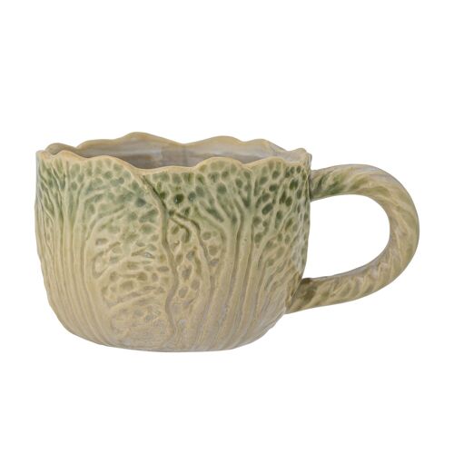 Savanna Cup, Green, Stoneware - (D9,5xH7 cm)