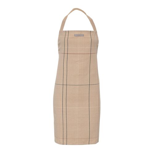 Hielke Apron, Nature, Cotton - (H80xW70 cm)