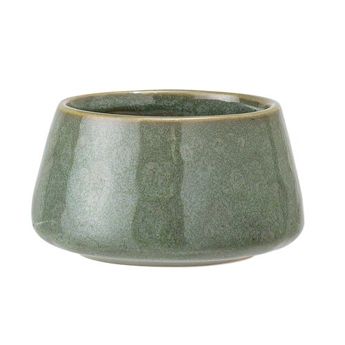 Odin Votive, Green, Stoneware - (D8xH4,5 cm)