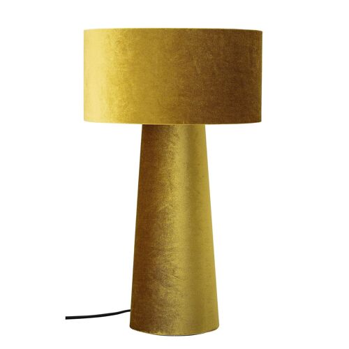 Dafna Table lamp, Yellow, Polyester - (D30xH50 cm)