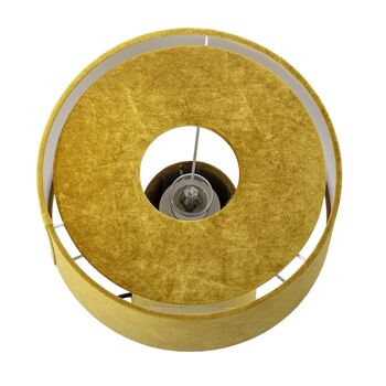 Lampe à poser Dafna, Jaune, Polyester - (D30xH50 cm) 2