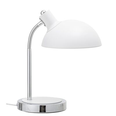 Stalia Lampada da tavolo, Bianco, Metallo - (D23xH40 cm)