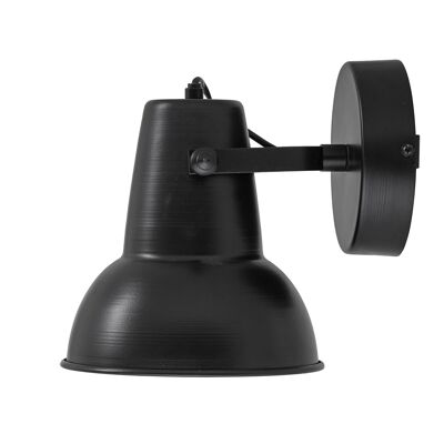Nikos Wall Lamp, Black, Metal - (D23xH29xW21 cm)
