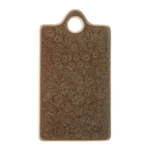 Pixie Serving Plate, Brown, Stoneware - (L22,5xW12 cm)