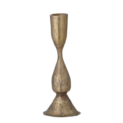 Deja Candlestick, Brass, Metal - (D5xH14 cm)