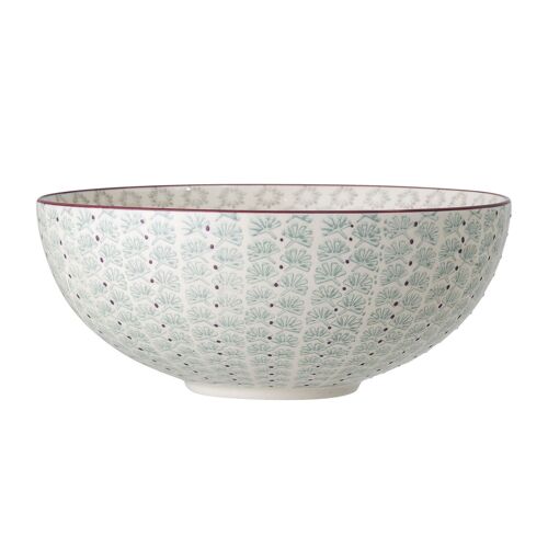 Maya Serving Bowl, Green, Stoneware - (D28,5xH11,5 cm)