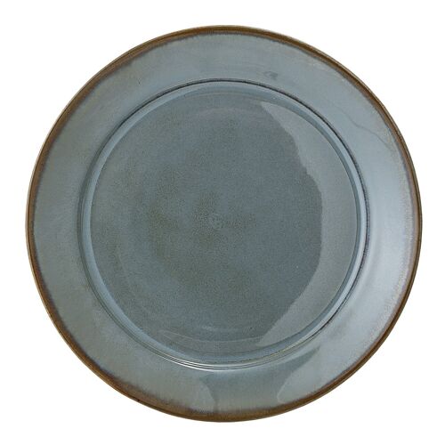 Pixie Plate, Green, Stoneware - (D28 cm)