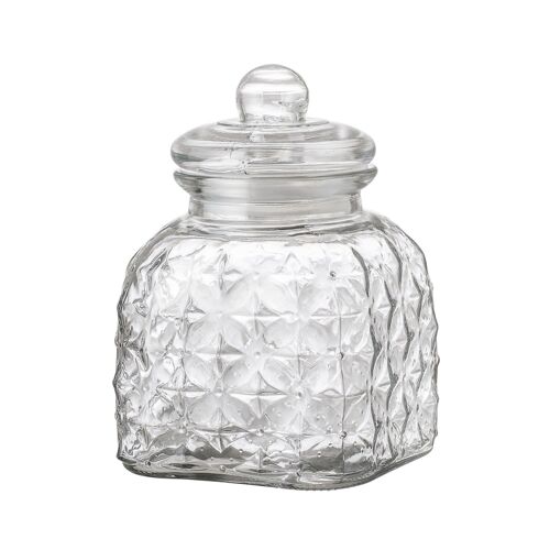 Muss Jar w/Lid, Clear, Glass - (L16,5xH23,5xW16,5 cm)