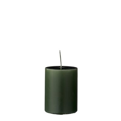 Anja Candle, Green, Parafin 1. - (D7xH10 cm)
