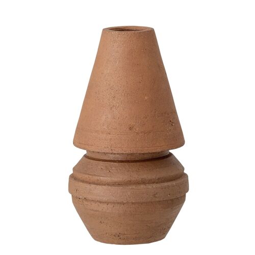 Misra Deco Vase, Orange, Terracotta - (D11xH18,5 cm)