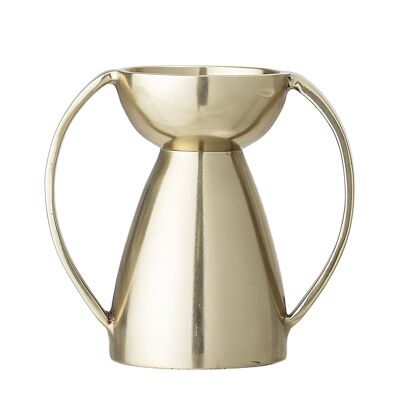 Christelle Votive, Gold, Aluminum - (D6xH10xW11 cm)