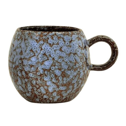 Paula Cup, Light Blue, Stoneware - (D8,5xH8 cm)